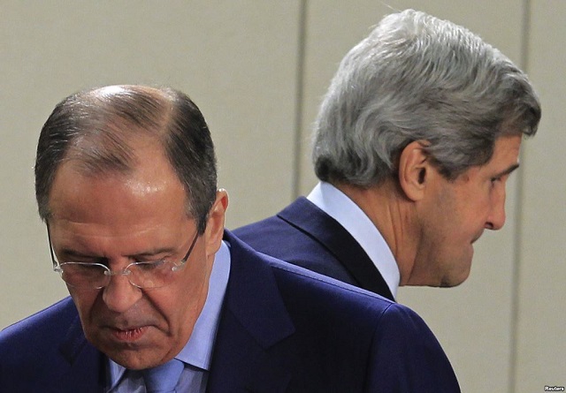 Sergueï Lavrov et John Kerry. Le torchon brûle entre Moscou et Washington. D. R.